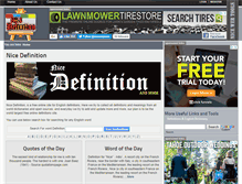 Tablet Screenshot of nicedefinition.com
